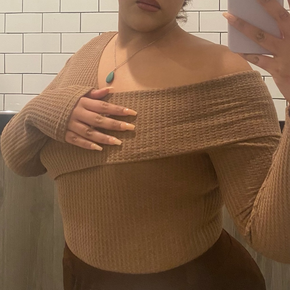 Off the shoulder body suit